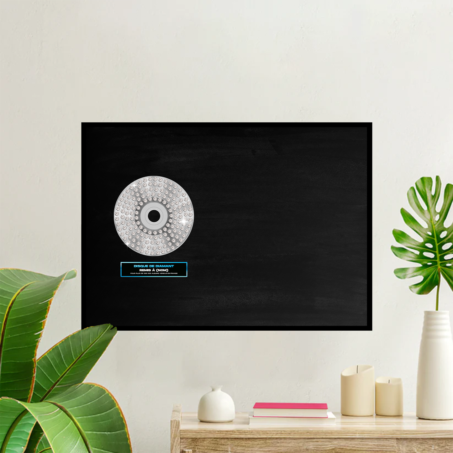 Disque d'or personnalisé