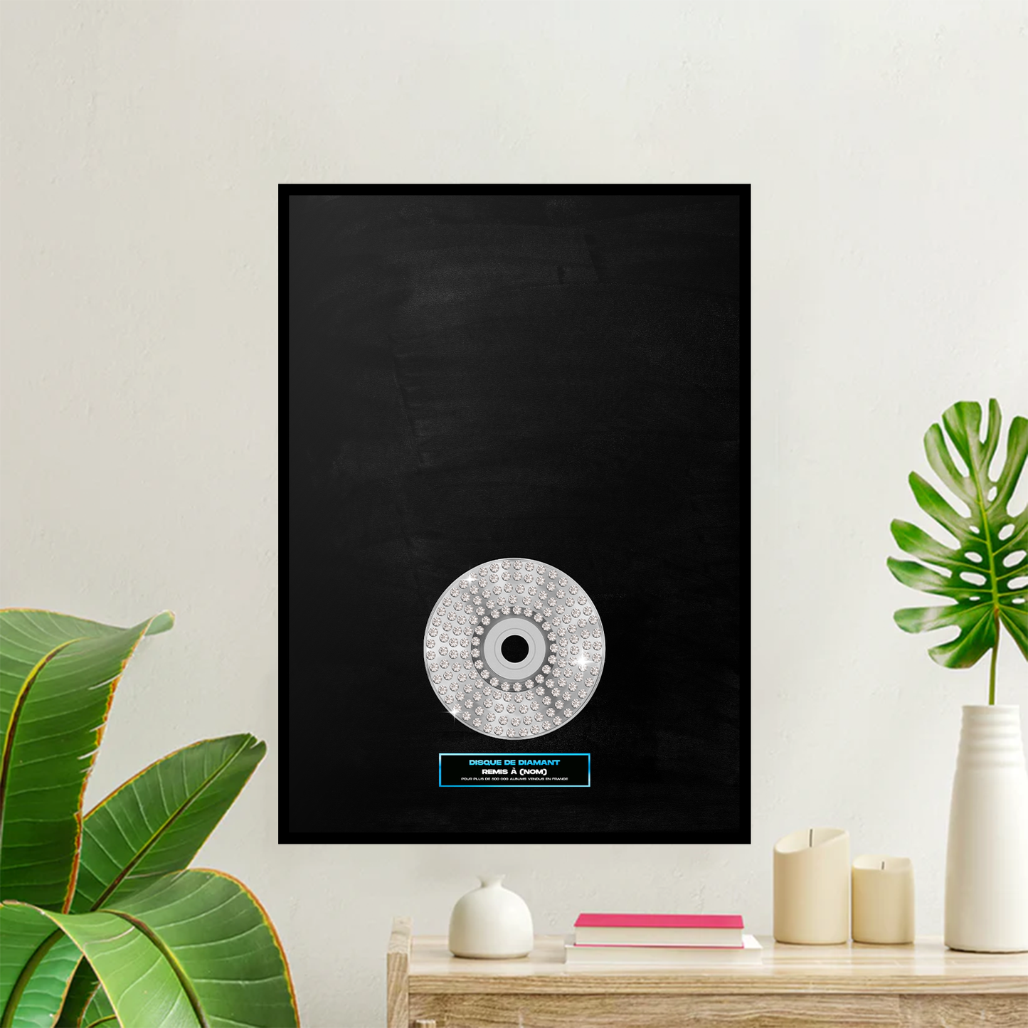 Disque d'or personnalisé