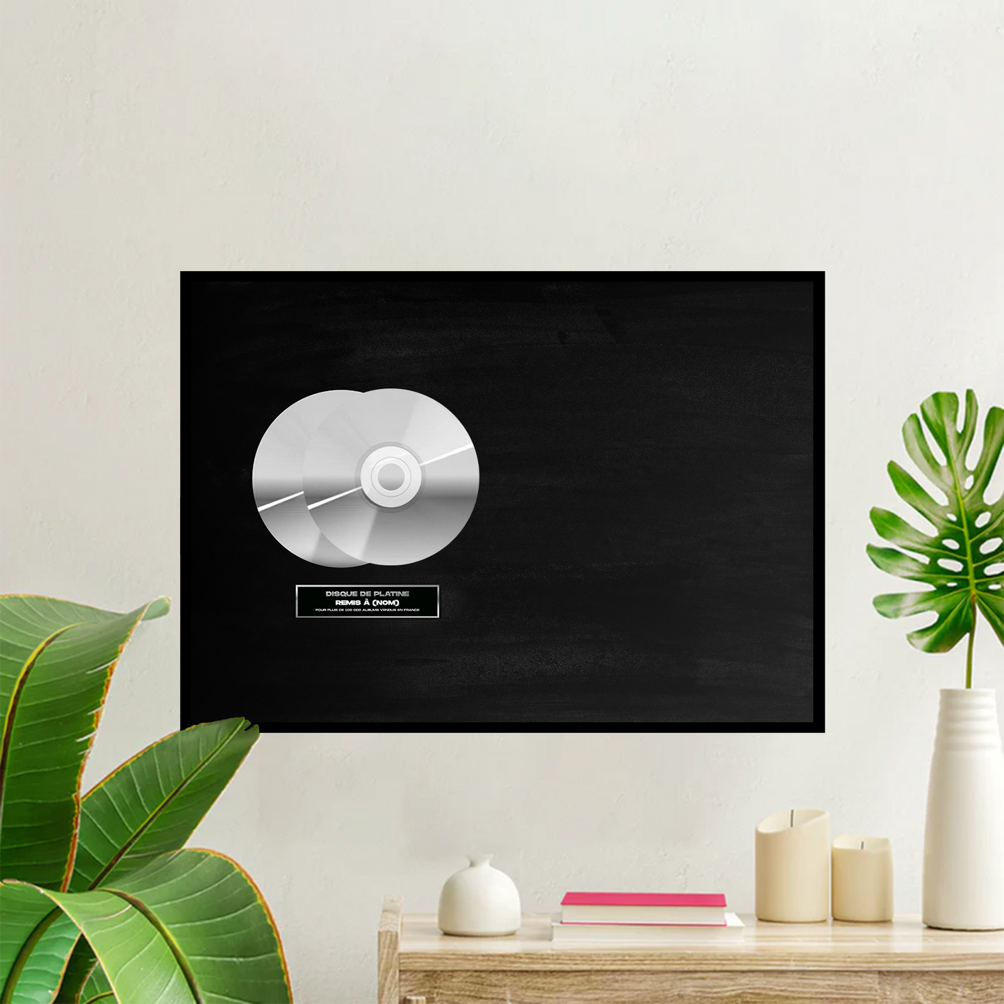 Disque d'or personnalisé