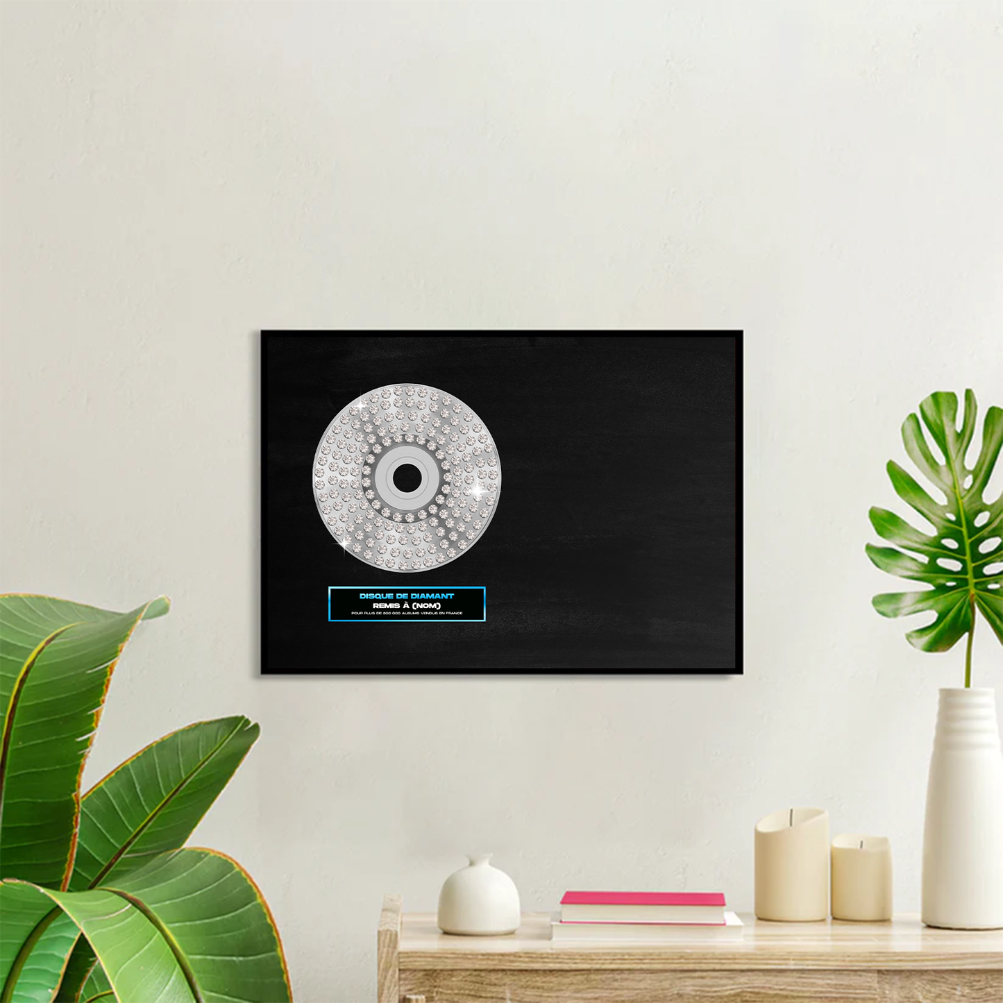 Disque d'or personnalisé