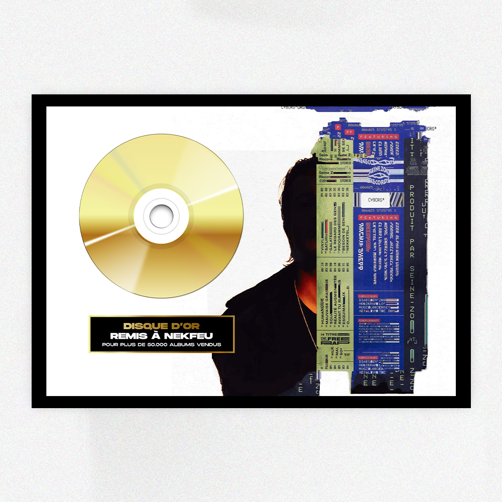 Disque d'or Nekfeu T Certif