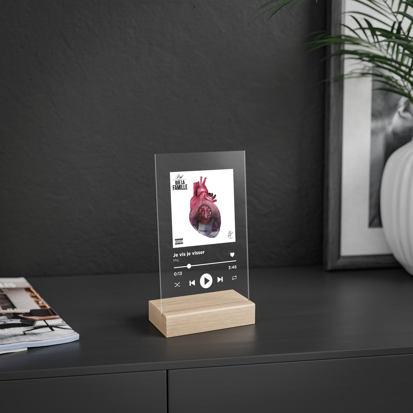 Plaque Spotify PNL - Je vis je visser