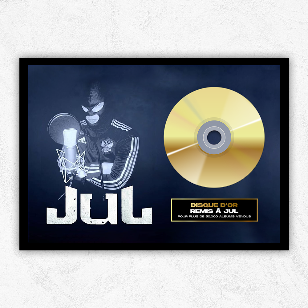 Disque d'or Jul - Album Gratuit Vol 3 – T Certif