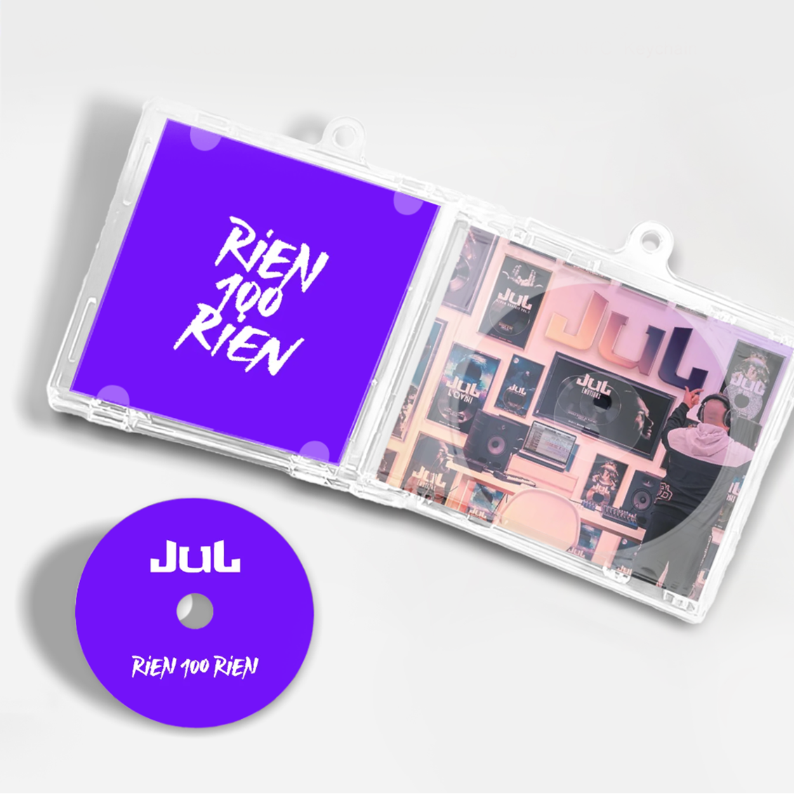 Porte clé CD Jul - Rien 100 Rien