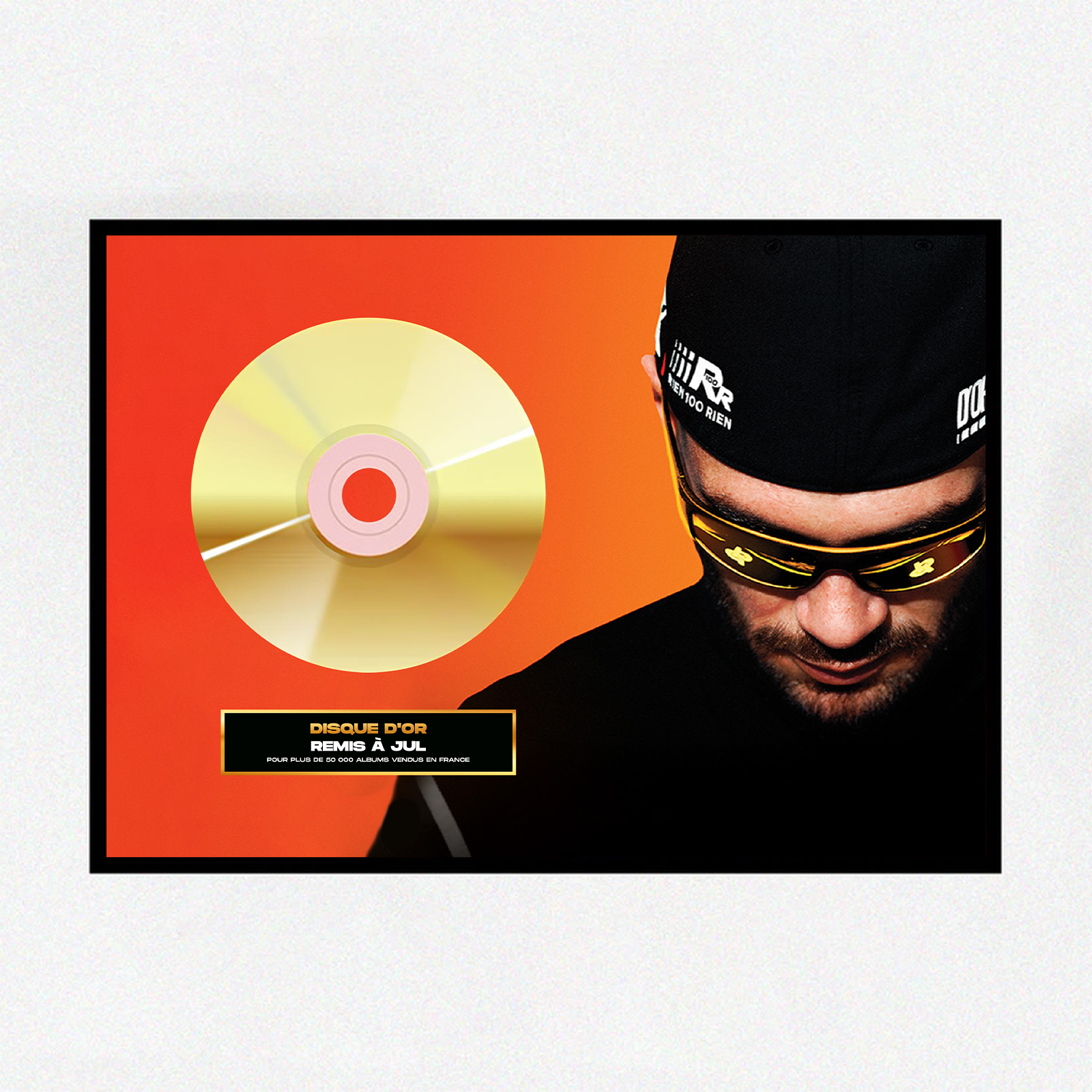 Tous Les Disques D or De Jul My World Coeur Blanc T Certif Tous Les Disques D or De Jul My World Coeur Blanc T Certif