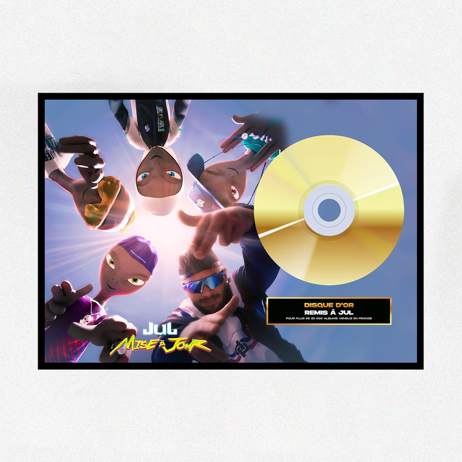 Tous les disques d'or de Jul (My World, Coeur Blanc...) – T Certif
