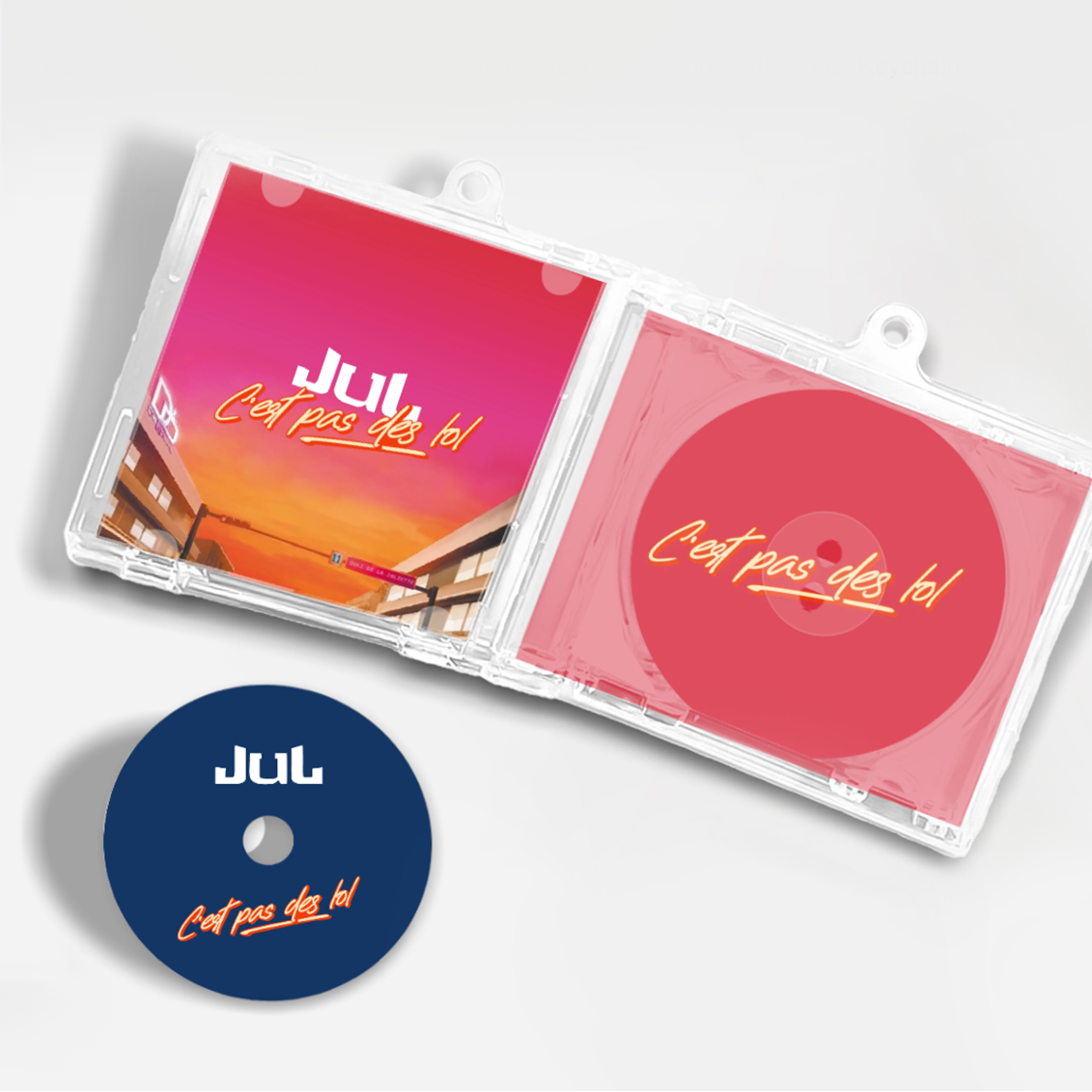 Porte clé CD Jul - C'est pas des lol