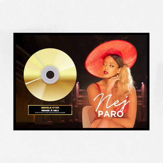 Nej Merch Tous les disque d'or de Nej – T Certif