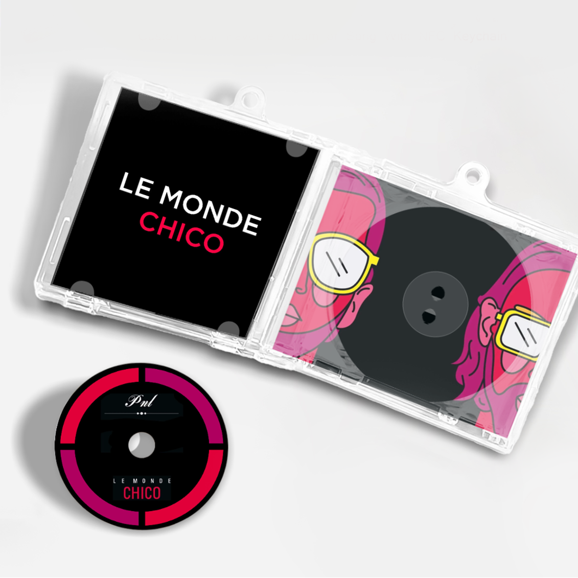 Porte clé CD PNL - Le monde chico