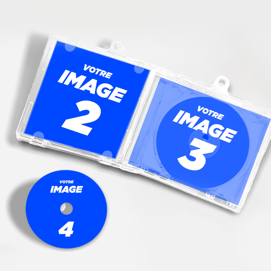 Porte clé CD Personnalisé
