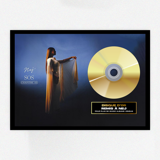 Nej Merch Tous les disque d'or de Nej – T Certif