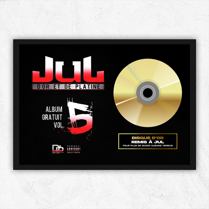 Jul Disque Tous les disques d'or de Jul (My World, Coeur Blanc...) – Page 2 – T Certif