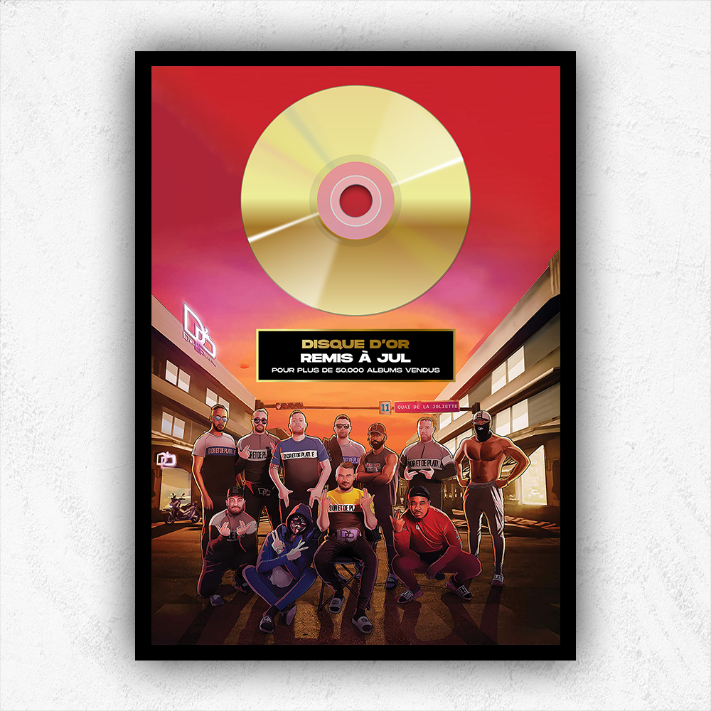 Jul Disque Disque d'or Jul - C'est pas des lol – T Certif