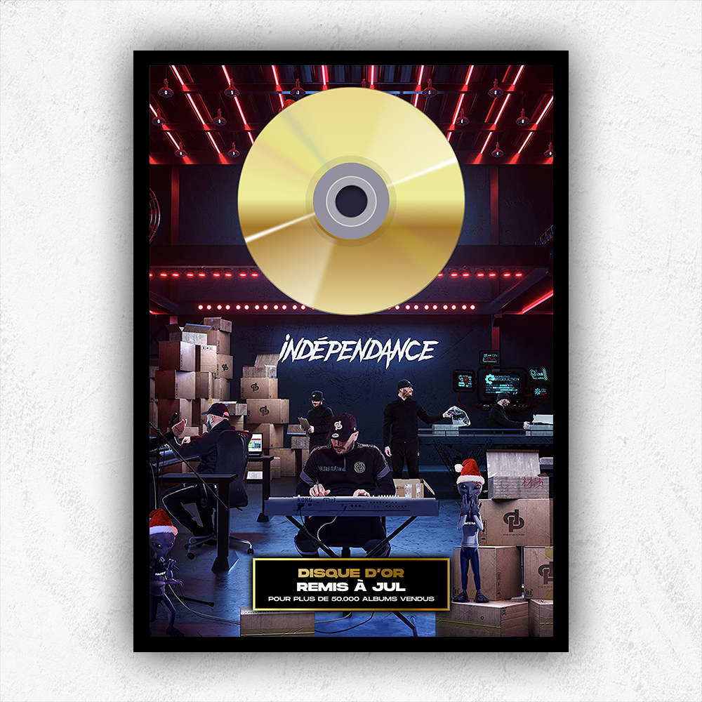 Jul Disque Tous les disques d'or de Jul (My World, Coeur Blanc...) – T Certif