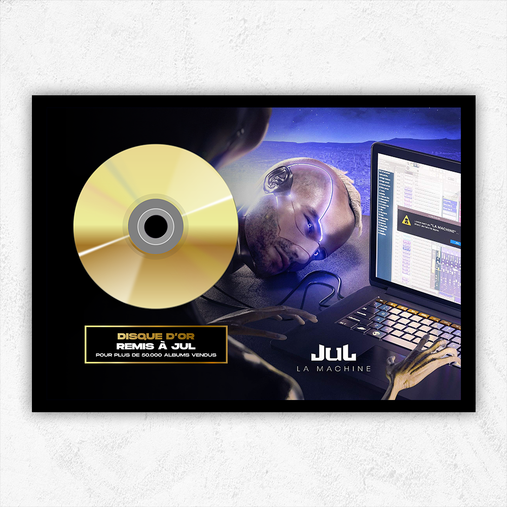 Jul Disque Tous les disques d'or de Jul (My World, Coeur Blanc...) – T Certif