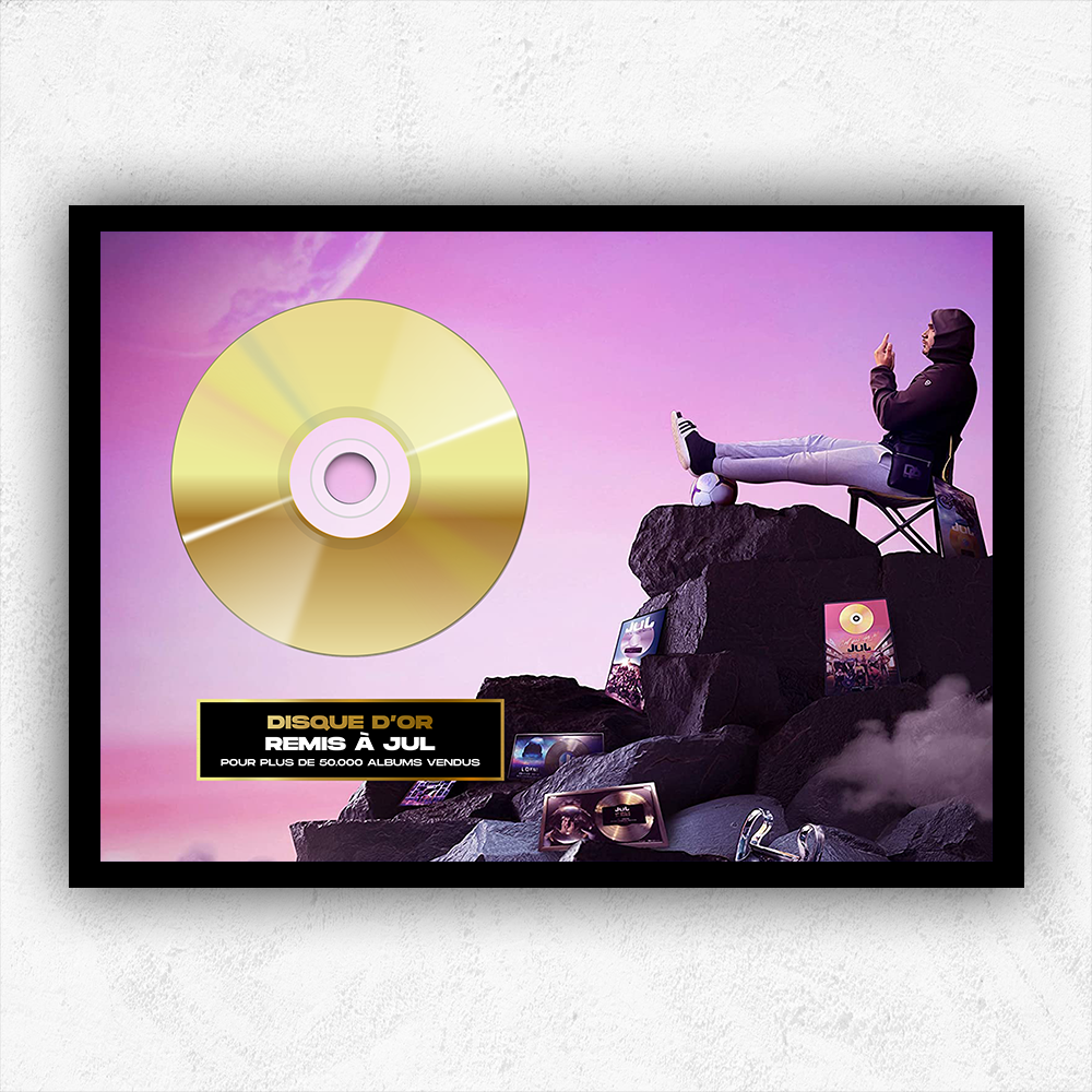 Jul Disque Tous les disques d'or de Jul (My World, Coeur Blanc...) – T Certif