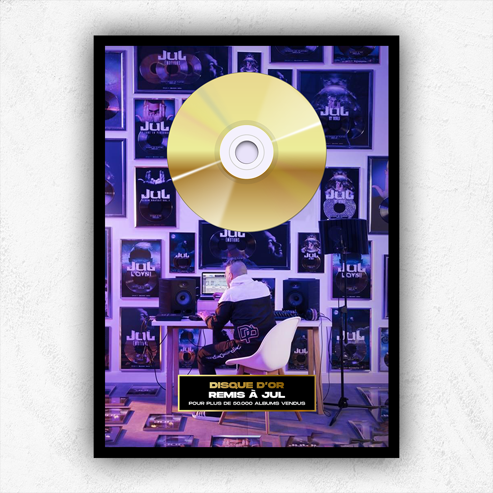 Jul Disque Tous les disques d'or de Jul (My World, Coeur Blanc...) – T Certif